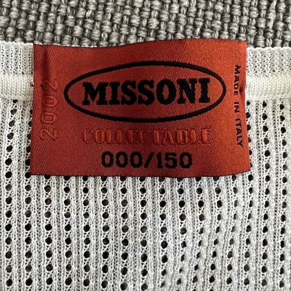 Missoni Collectible Vintage patchwork Cardigan Sweater, Y2K Limited Edition, S/M - Picture 5 of 14